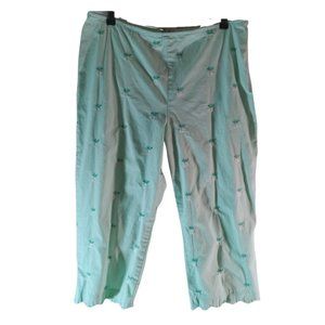 Women's 16P Duck Head Spring Flowers Capri Pants